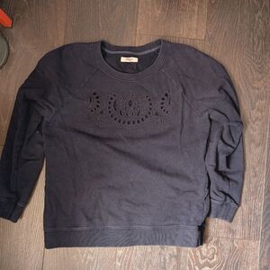 Madewell Embroidered Cotton Sweatshirt
